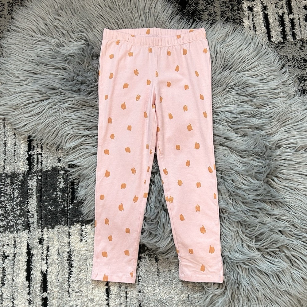 Lucky Jade Girls Pink Leggings With Scribble‎ Design Size 4/5T NEW